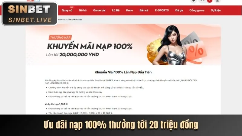 Hoàn trả không giới hạn JUN888
